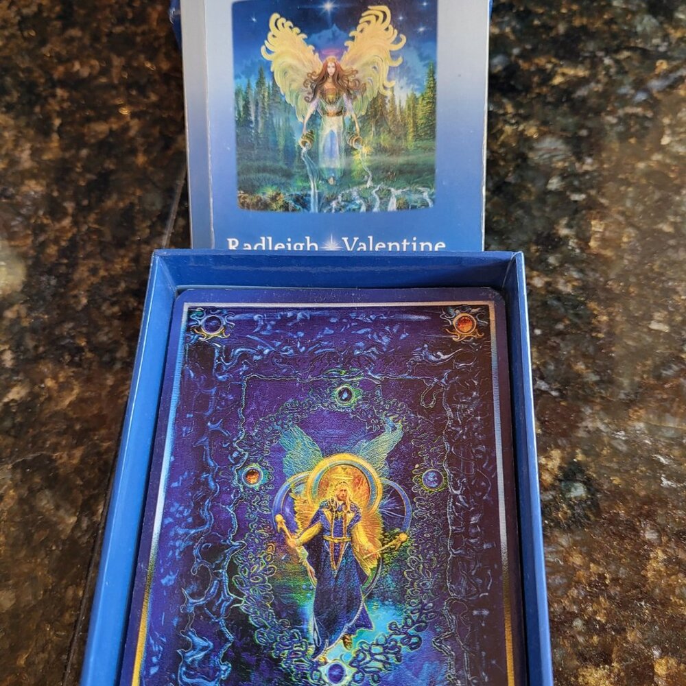 NIB Angel Tarot Cards by Radleigh Valentine - instruction book included!!